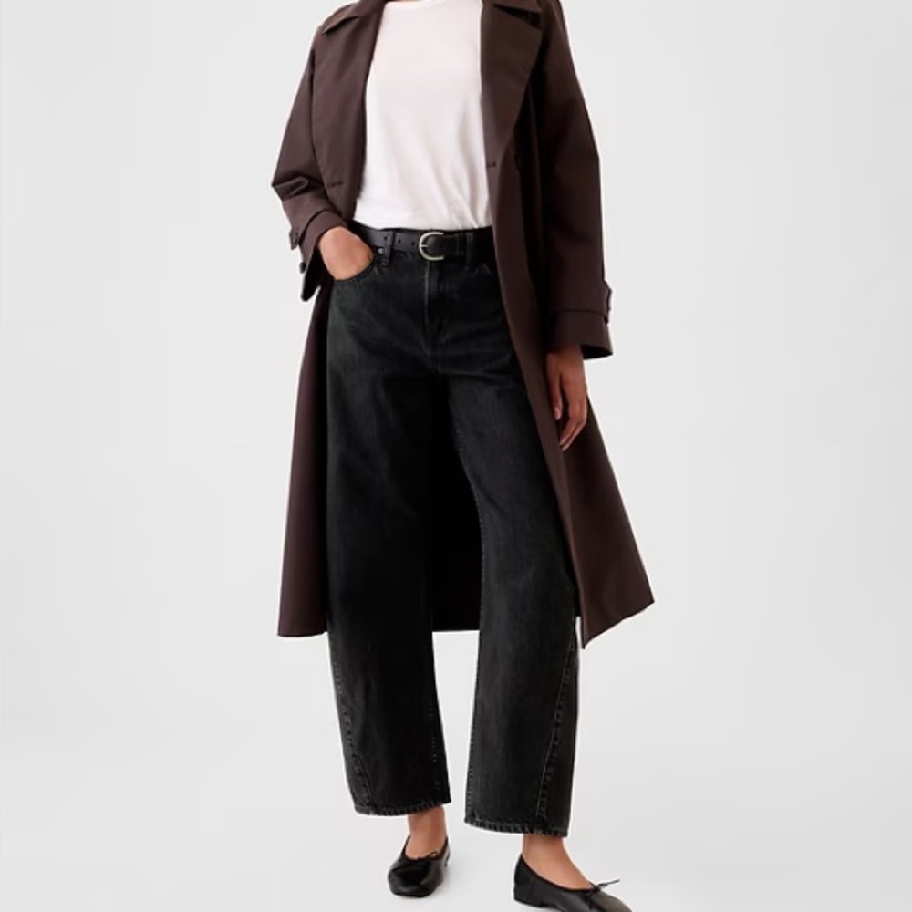 GAP High Rise Barrel Jeans